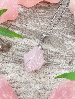 Colar quartzo rosa - comprar online