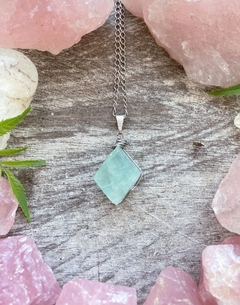 Colar Calcita Verde