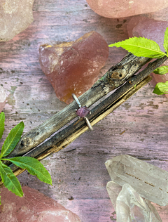 Anel com turmalina rosa - comprar online
