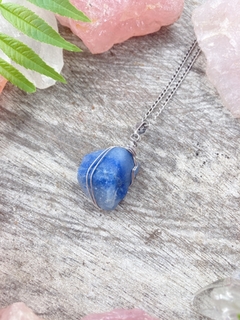 Colar quartzo azul - comprar online