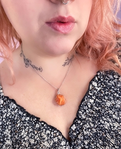 Colar Calcita Laranja - Dayia