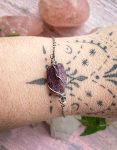 Pulseira Turmalina rosa