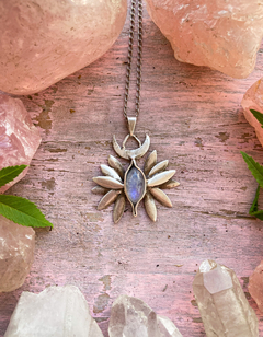 Colar Fairy - Pedra da lua