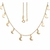 Choker 11 Luas Lisas Folheado a Ouro 18K 40CM