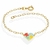 Pulseira Coração Quebra-Cabeca (Autismo) 18CM