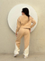 Conjunto de Moletom Feminino com Recorte na internet