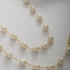 Choker Pérolas Barrocas