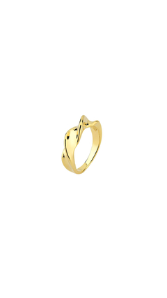 Anel Torcido Dourado - comprar online
