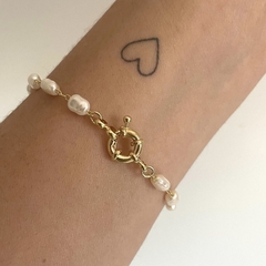 Pulseira Pérolas Barroca - comprar online