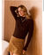 BLUSA TRICOT MODAL CANELADA GOLA ALTA - comprar online