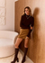 BLUSA TRICOT MODAL CANELADA GOLA ALTA