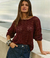 Blusa tricot rendada - Chaloe Closet