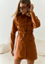 Parka couro croco