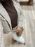 Blazer curto tweed xadrez