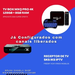 TV Box MXQ Pro 4K - 128GB + 8GB RAM na internet