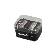 Apontador Ap-01 Para Lápis De Maquiagem Macrilan - Duplo
