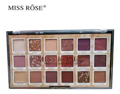 Paleta De Sombras 18 Cores Miss Rôse