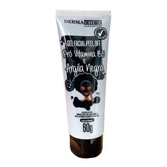 Máscara Facial Gel Peel Off - Argila Negra - Dermachem