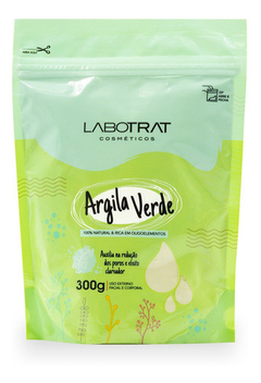 Novo Argila Verde Labotrat Cuidados Faciais Pele Seca Frágil 300g - My Make