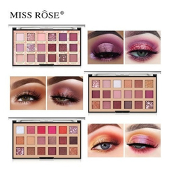 Paleta De Sombras 18 Cores Miss Rôse - comprar online
