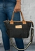 Cartera Fernanda Negro y marrón - Antonia Agosti