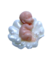 Molde de Silicone - Bebê na Concha Lado Esquerdo 5cm - comprar online