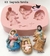 Molde de Silicone - Kit com 03 Sagrada Família ate 5cm - comprar online