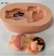 Molde de Silicone - Bebê Bumbum com Calcinha e Laço 7cm - comprar online