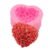 Molde de Silicone Artesanato - Kit 03 Corações Grandes Rosa Bordado Liso Sabonete Resina - loja online