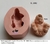 Molde de Silicone - Bebê Segurando os Pés 5cm - comprar online