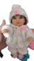 Molde de Silicone - Kit Bebê Reborn 02 Bipartido 20cm + Olhos Resinados 380A-P - Biscuit da Lu