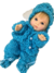 Molde de Silicone - Kit Bebê Reborn 01 Bipartido 20cm + Olhos Resinados 480P - Biscuit da Lu