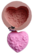 Molde de Silicone Artesanato - Kit 03 Corações Grandes Rosa Bordado Liso Sabonete Resina - Biscuit da Lu