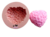 Molde silicone Coração Rosas - BL 2017