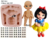 Molde de Silicone - Kit Mini Boneca Doll Vick + olhos Resinados ref. 346 PP Topo Bolo Biscuit
