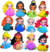 Molde de Silicone- Aplique Acessórios Animais Laço Princesas Bonecas Biscuit Diversos - comprar online