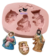 Molde de Silicone - Kit com 03 Sagrada Família ate 5cm