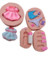 Molde de Silicone - Kit com 04 acessórios | Vestido Babador Mamadeira Chupetas (BLK4ACESS) Biscuit