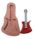 Molde de Silicone - Instrumento Musical Guitarra 8cm (BL7003)