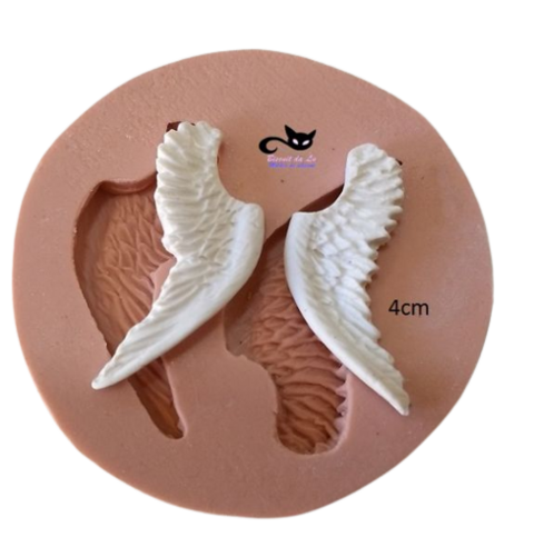 Molde de Silicone - Asa de Anjo Pequena 4cm