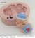 Molde de Silicone - Bebê Pompom Coração 6cm - loja online