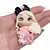 Molde de Silicone - Cabelos e Mechas Flores Laço Peruca Peruquinha Aplique Biscuit BL 1157 - comprar online