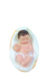 Molde de Silicone - Bebê Jesus na Manjedoura 5x8cm na internet