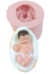 Molde de Silicone - Bebê Jesus na Manjedoura 5x8cm