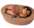 Molde de Silicone - Bebê Bumbum com Calcinha e Laço 7cm