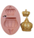 Molde de Silicone - Kit com 02 Coroas (BL3030)