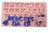 Molde de Silicone - Alfabeto Letra Decorativa Bordada 1cm