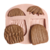 Molde de Silicone - Kit com 04 Cabelos