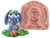 Molde de Silicone - Coelho Risonho P/ Montar -6cm - Páscoa, Pet, Biscuit , Animal - comprar online