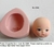 Molde de Silicone- Rosto Bebê Chuquinha Boneca Doll Baby 4cm + Olhos Adesivos Resinados ref. 527 tam. PP na internet